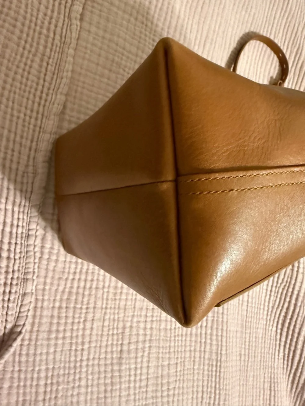 Madewell Zip-Top Medium Transport Leather Tote with Adjustable Strap- Like New - Picture 10 of 16
